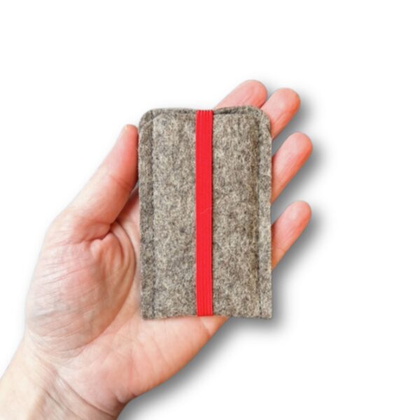 Hülle für iPod nano 7 aus Filz mit Gummiband