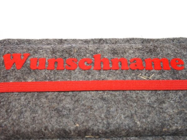 Handytasche mit Wunschtext rot
