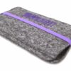 Handytasche mit Namen lila 0924