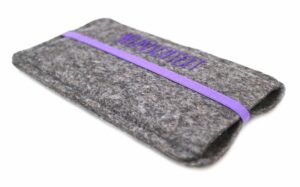 Handytasche mit Namen lila 0924