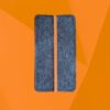 Handytasche mit orangefarbenem Gummiband