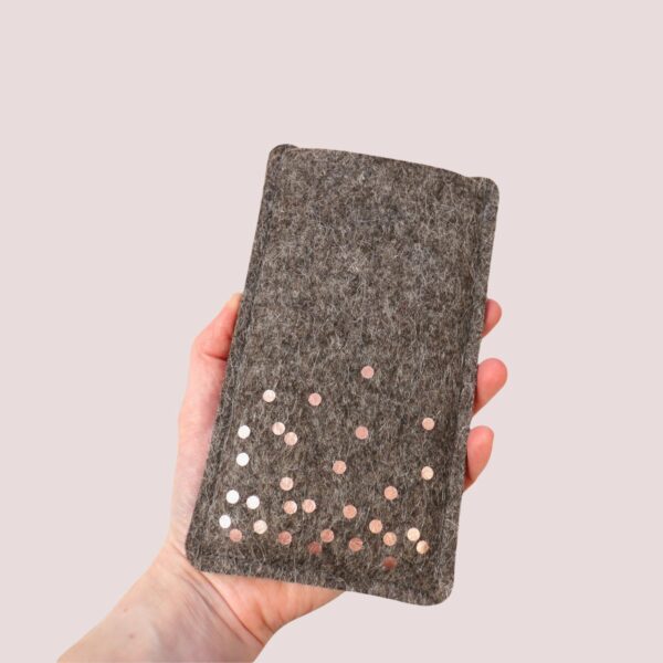 Handytasche mit Punkten