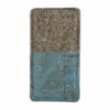 Handytasche Kork türkis silber 1779