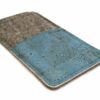 Handytasche Kork tuerkis silber 1783 1