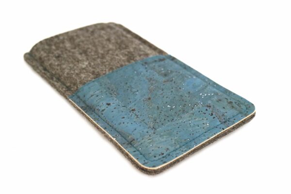 Handytasche Kork tuerkis silber 1783 1