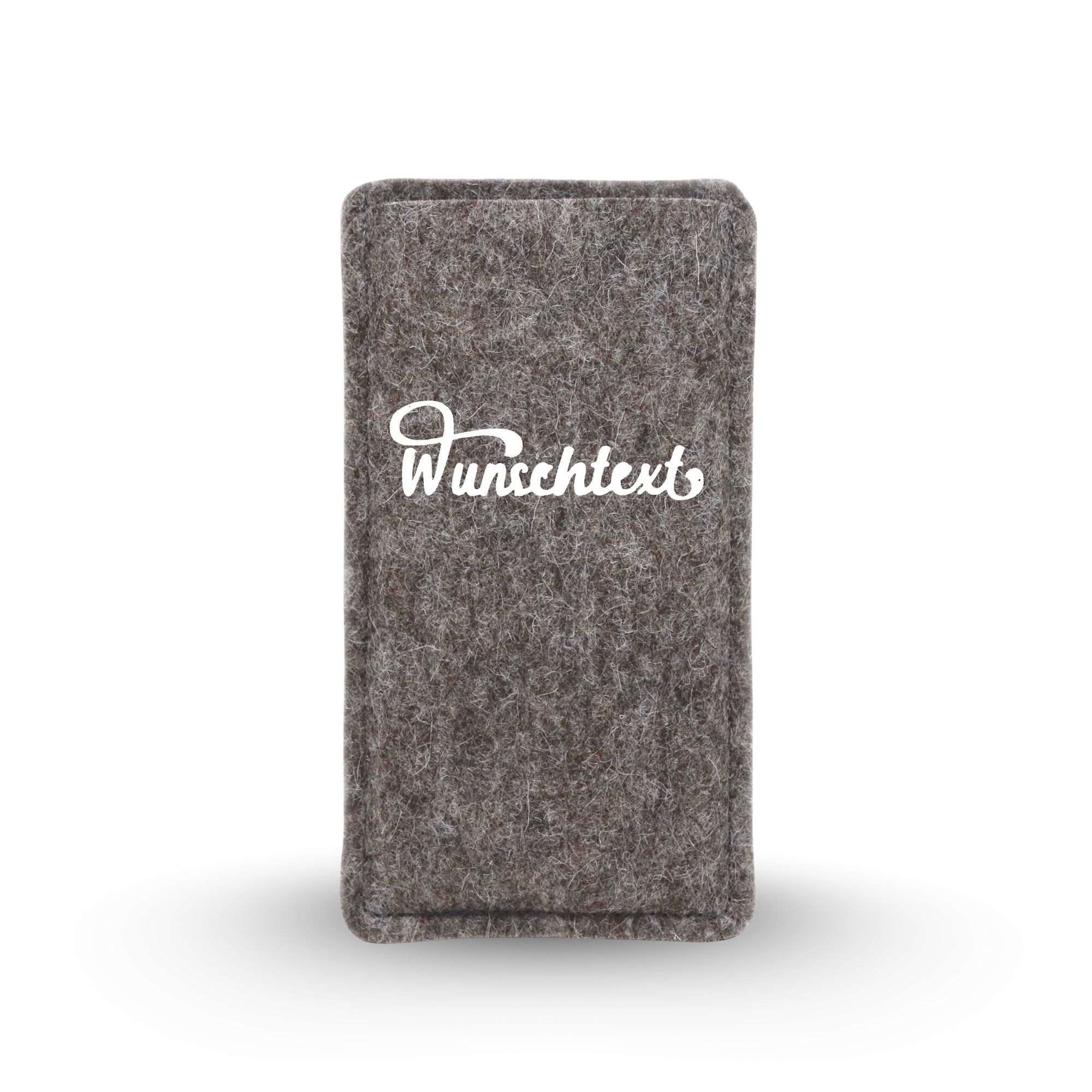 Handytasche aus Filz mit individuellem Wunschtext