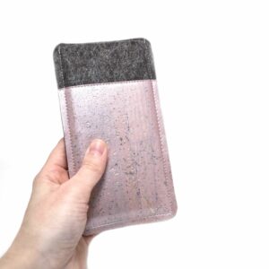 Handytasche Kork hellrosa