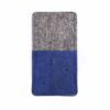 Handytasche aus Filz und Kork royalblau