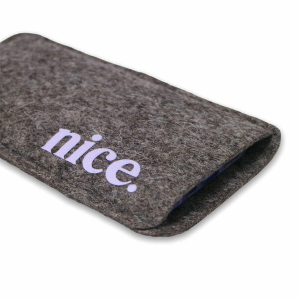 Filz Handytasche flieder nice
