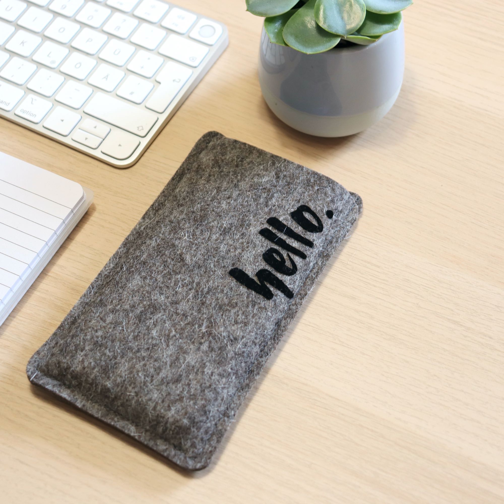 Handytaschen aus Filz von 11-lein