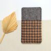 Handytasche Filz Kork Hahnentritt_6376