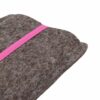 Filz Handyhülle mit Gummiband, pink