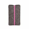 Filz Handyhülle mit Gummiband, pink