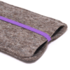 Handytasche aus Filz mit Gummiband lila