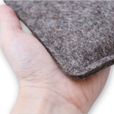 Filz Handytasche mit Leo-Herz