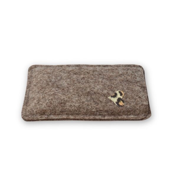 Filz Handytasche mit Leo-Herz