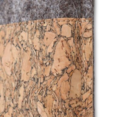 Handytasche aus Kork und Filz