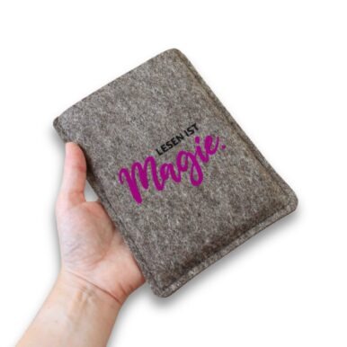 Hülle für Kindle Paperwhite aus Filz “Lesen ist Magie“ – Bild 6
